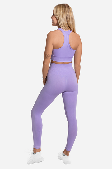 Bacon Active Long Legging Power Seamless Leggings // Lavender